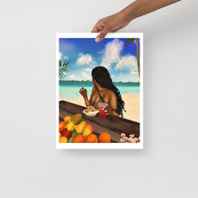 Load image into Gallery viewer, BEACH GYAL Poster - Aaronya Paints
