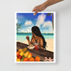 BEACH GYAL Poster - Aaronya Paints
