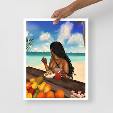 Load image into Gallery viewer, BEACH GYAL Poster - Aaronya Paints
