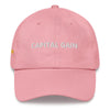 CAPITAL GAIN REAPER Dad hat - Aaronya Paints