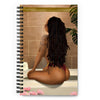 Dedicated To Locs Spiral notebook - Aaronya Paints