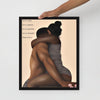 BLACK IS LOVE Framed poster