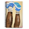 Jays and Tattoos Spiral notebook - Aaronya Paints