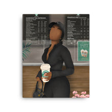Load image into Gallery viewer, STARBUCKS RUN Canvas - Aaronya Paints