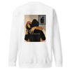 The Bare Minimum is Dead Unisex Premium Sweatshirt - Aaronya Paints