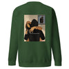 The Bare Minimum is Dead Unisex Premium Sweatshirt - Aaronya Paints
