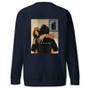 The Bare Minimum is Dead Unisex Premium Sweatshirt - Aaronya Paints