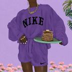 NIKE PANCAKES "Grape"