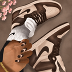 NIKE NAILS "Chocolate Brown"