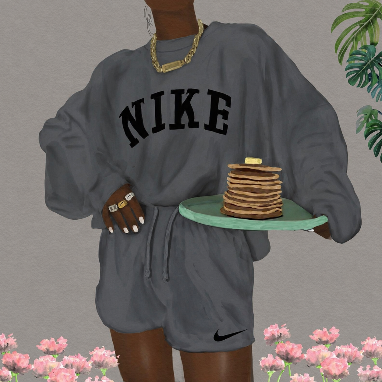 NIKE PANCAKES "Grey"