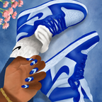 NIKE NAILS "Blue"