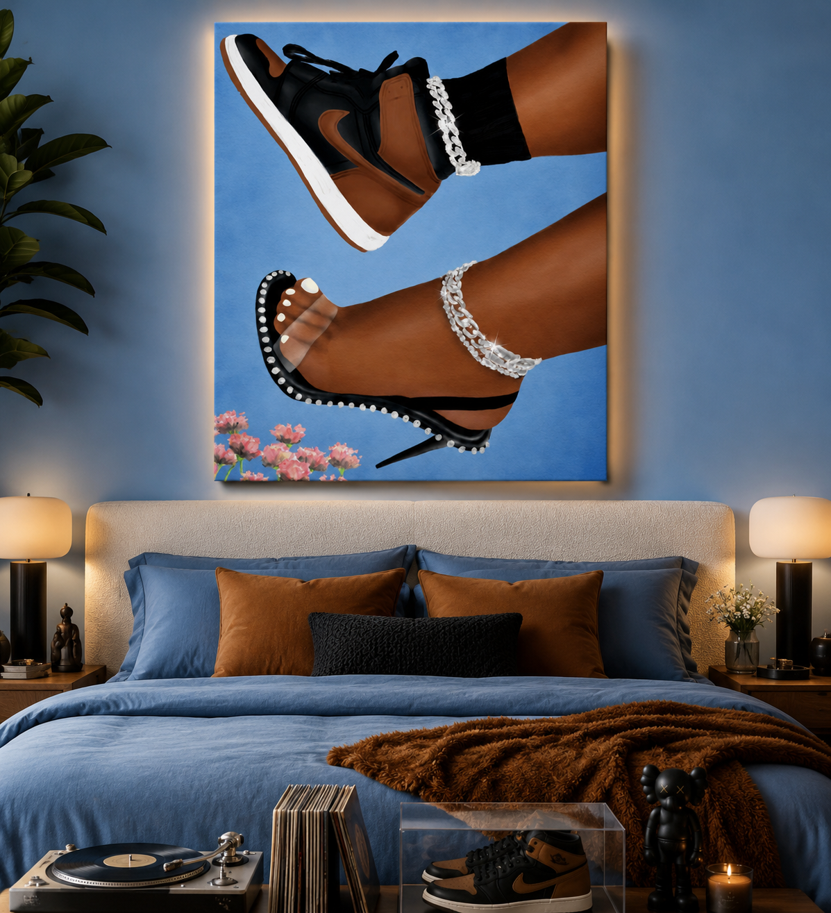 She Can Do Both "Brown/Blue"