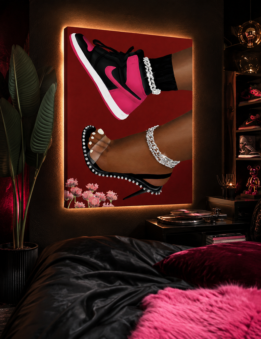 She Can Do Both "Hot Pink"