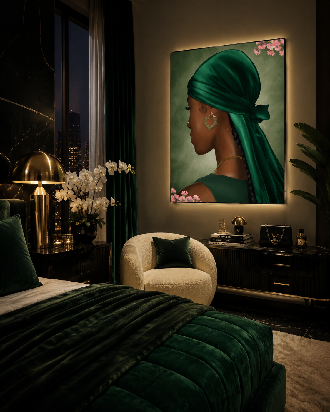 VELVET "Green"