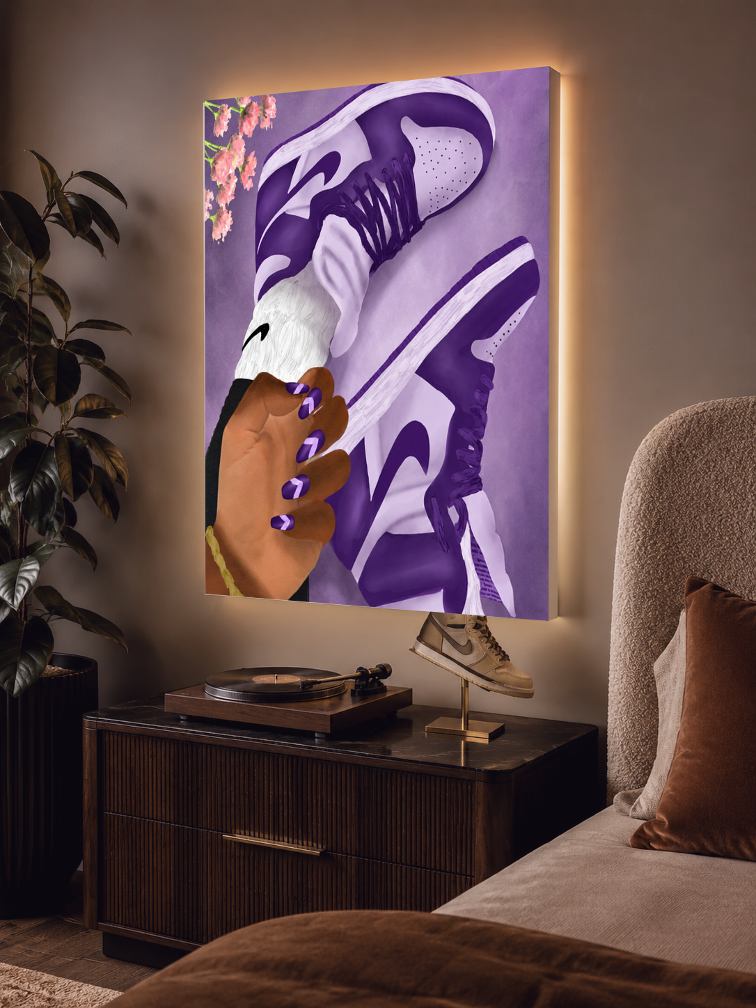 NIKE NAILS "Purple"
