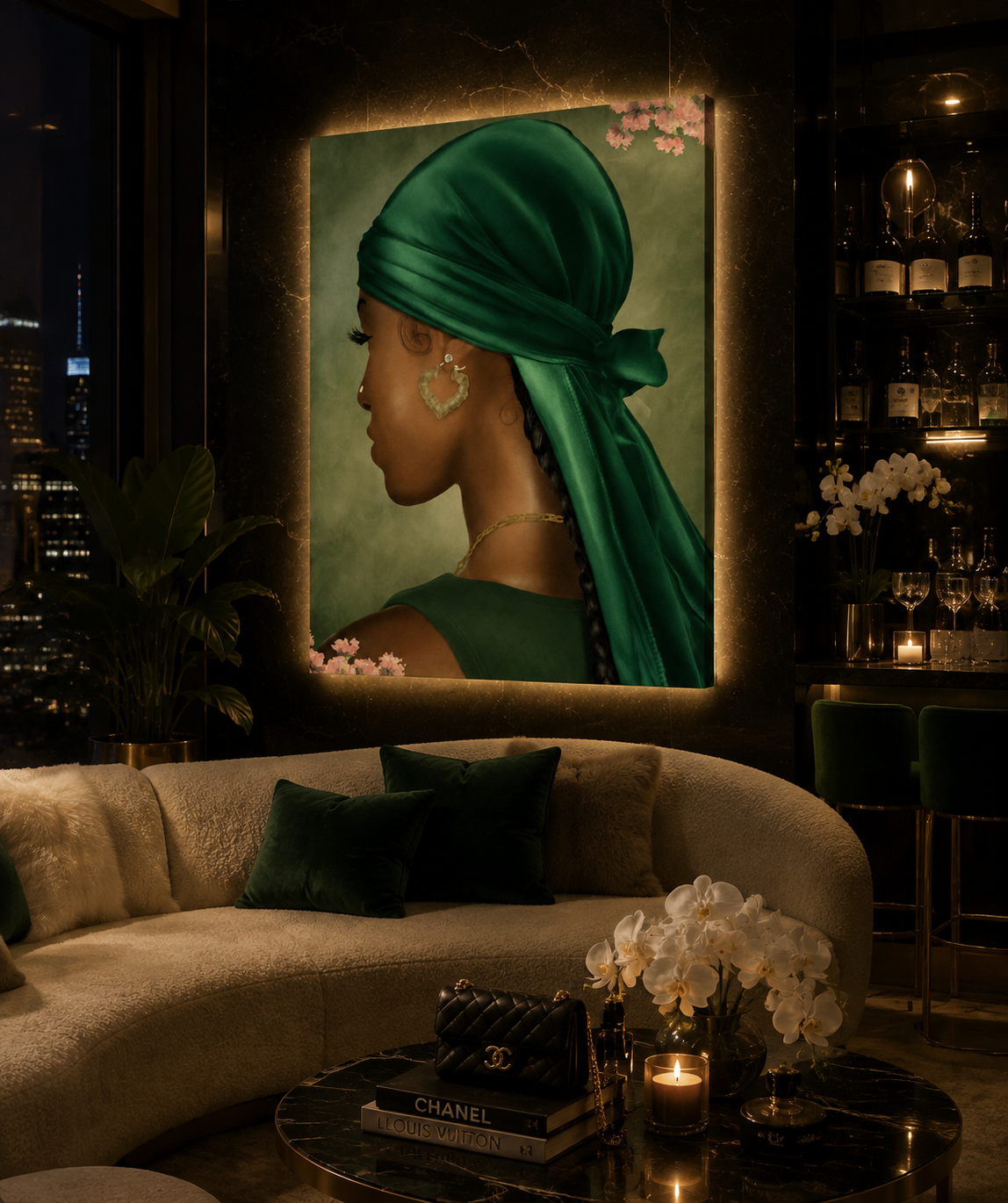 VELVET "Green"