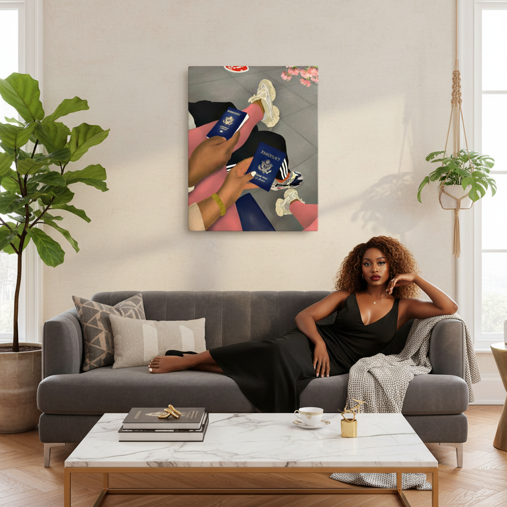 CATCHING FLIGHTS Canvas
