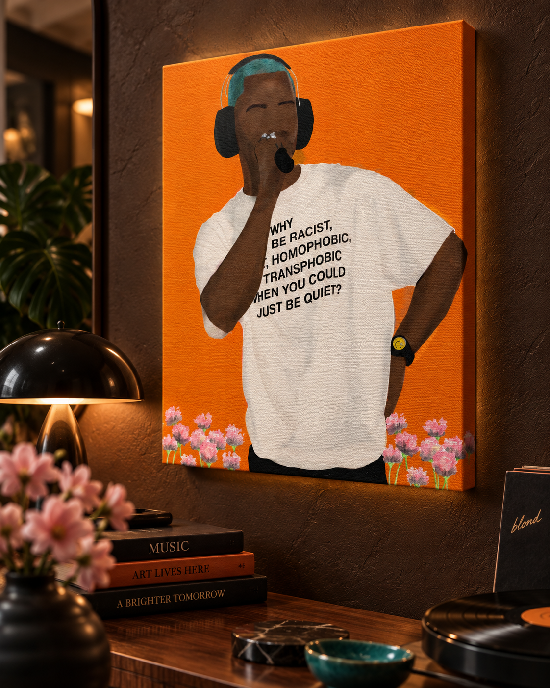 A Message From Frank artwork by Aaronya Paints
