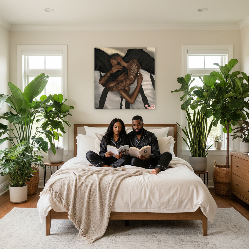SLEEPING IN Canvas
