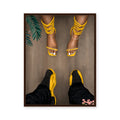 Jordan 12 and Heels "YELLOW"