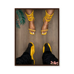 Jordan 12 and Heels "YELLOW"