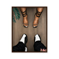 Jordan 12 and Heels "BLACK"