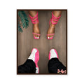 Jordan 12 and Heels "PINK"