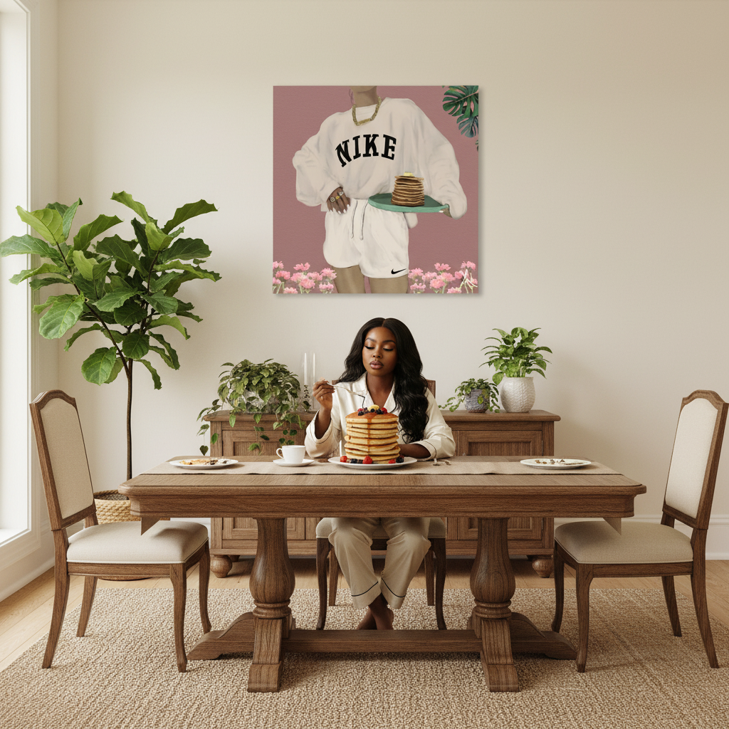 NIKE PANCAKES artwork by Aaronya Paints