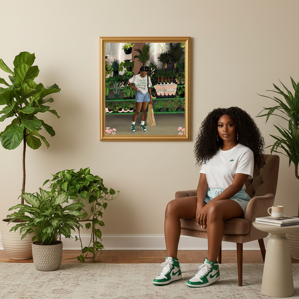 FLOWER SHOP artwork by Aaronya Paints