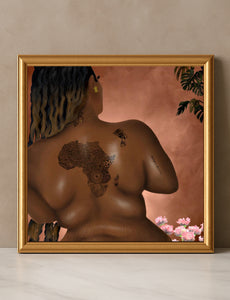 Comfortable In My Skin Poster