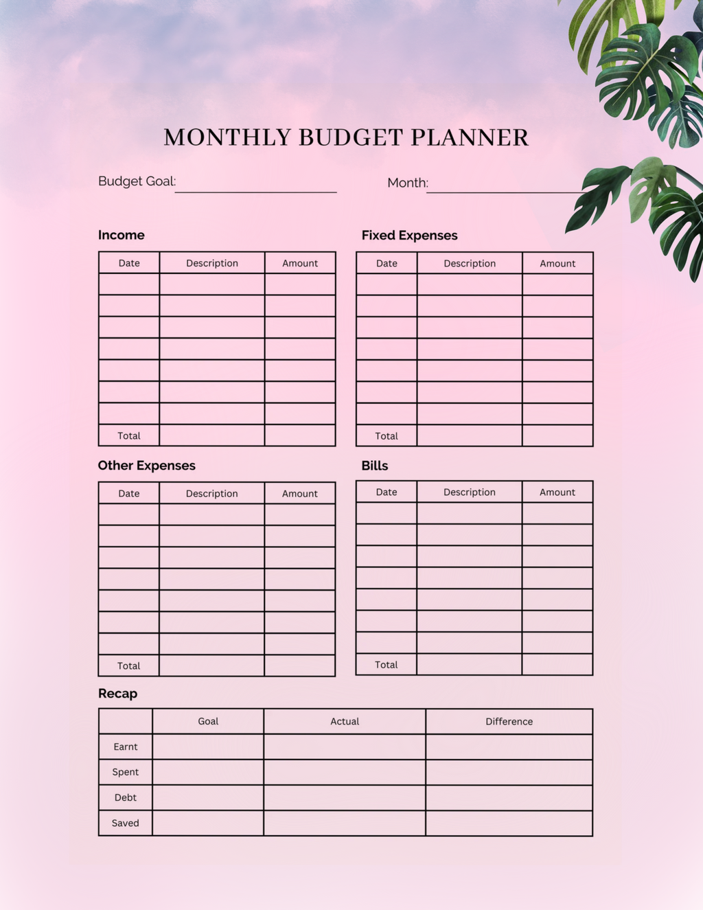 Libra 2026 Digital Planner