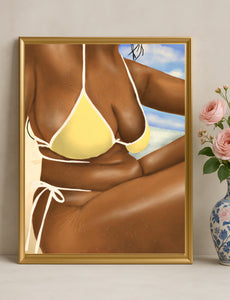 BEACH GIRL Poster