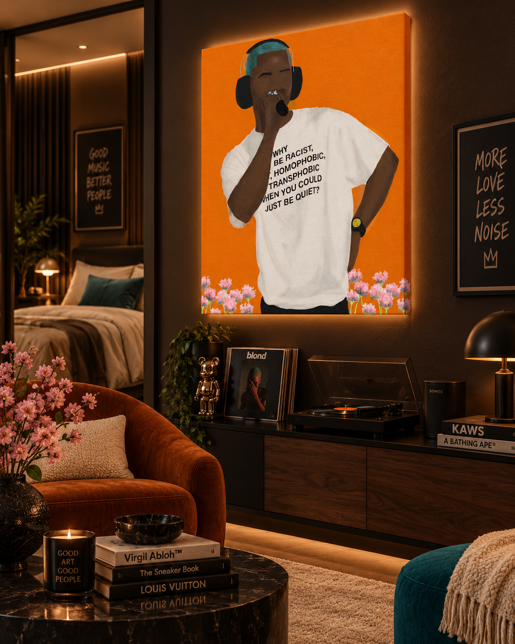 A Message From Frank artwork by Aaronya Paints