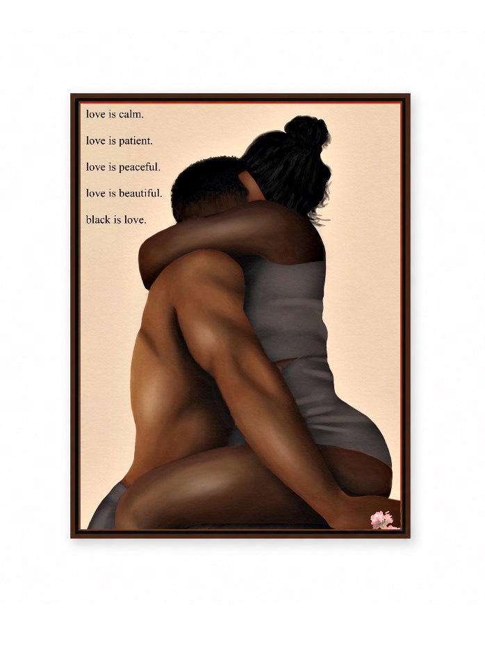 BLACK IS LOVE artwork by Aaronya Paints