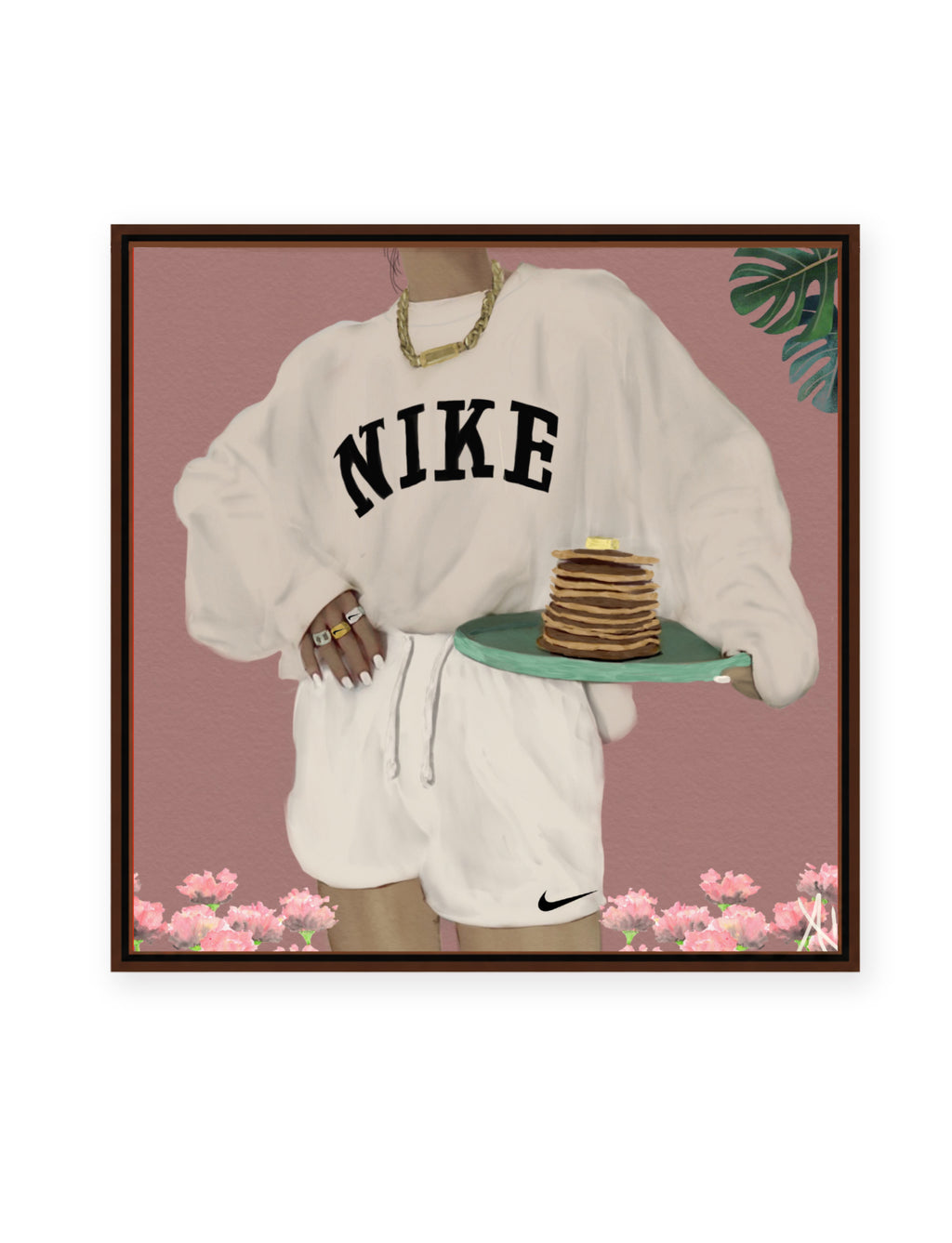 NIKE PANCAKES artwork by Aaronya Paints
