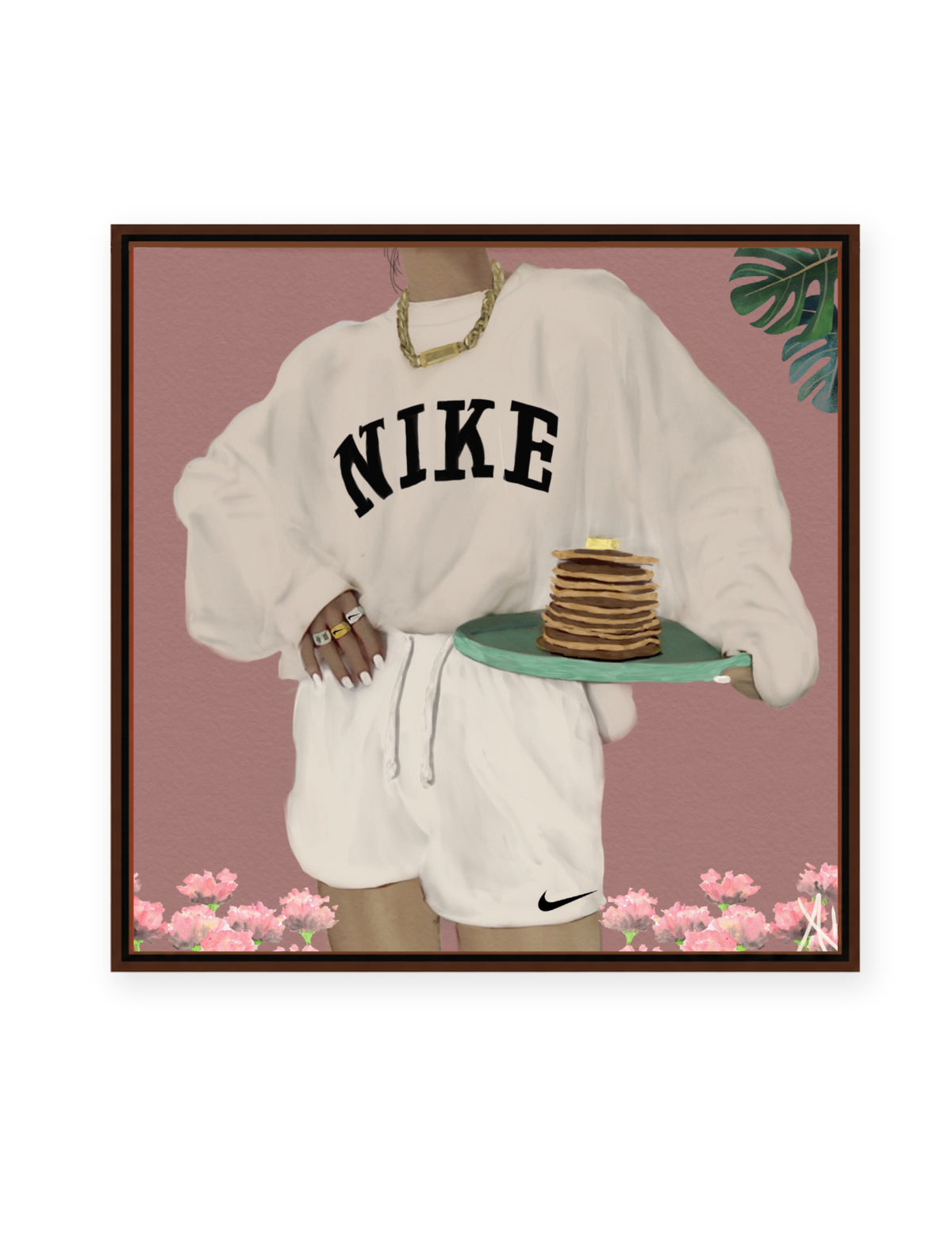 NIKE PANCAKES artwork by Aaronya Paints
