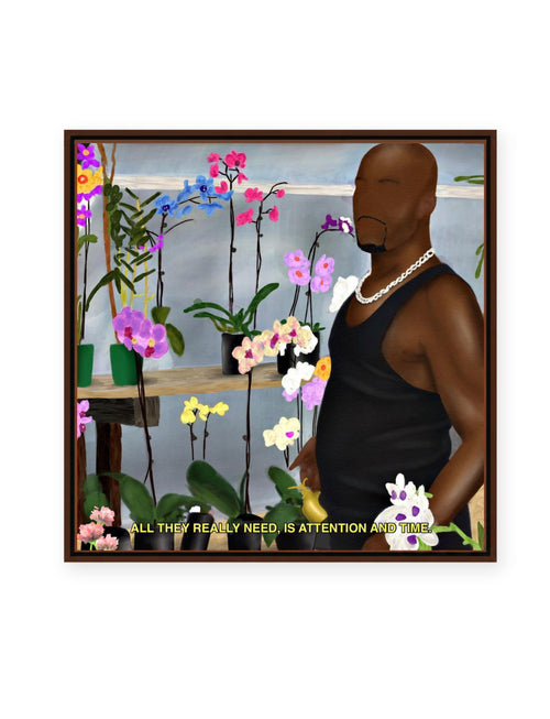 Attention and Time artwork by Aaronya Paints