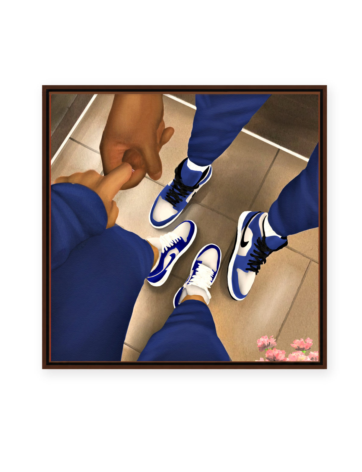 DRIP TOGETHER artwork by Aaronya Paints