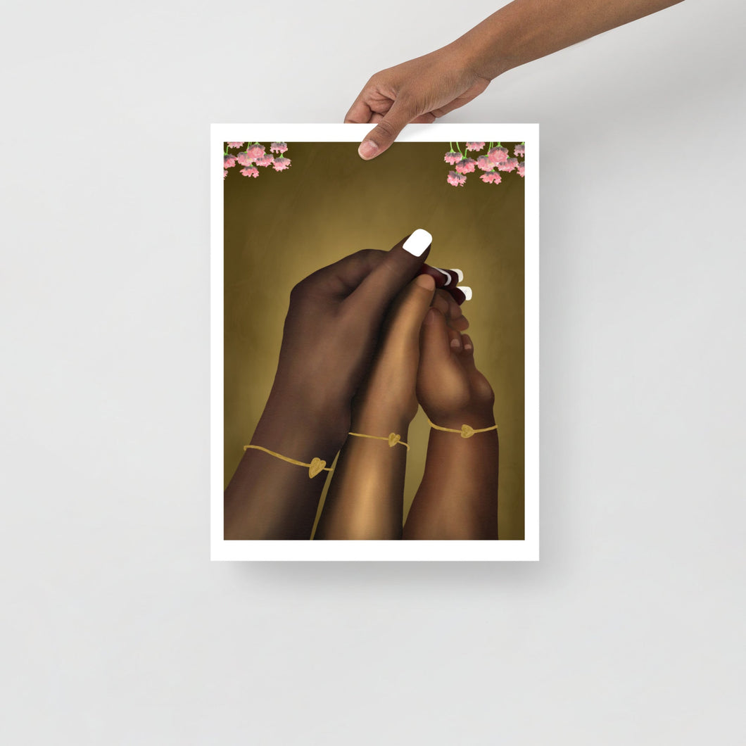 A Mother’s Protection Poster - Aaronya Paints