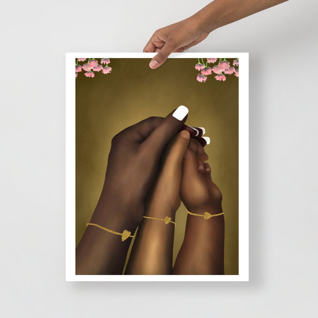 A Mother’s Protection Poster - Aaronya Paints