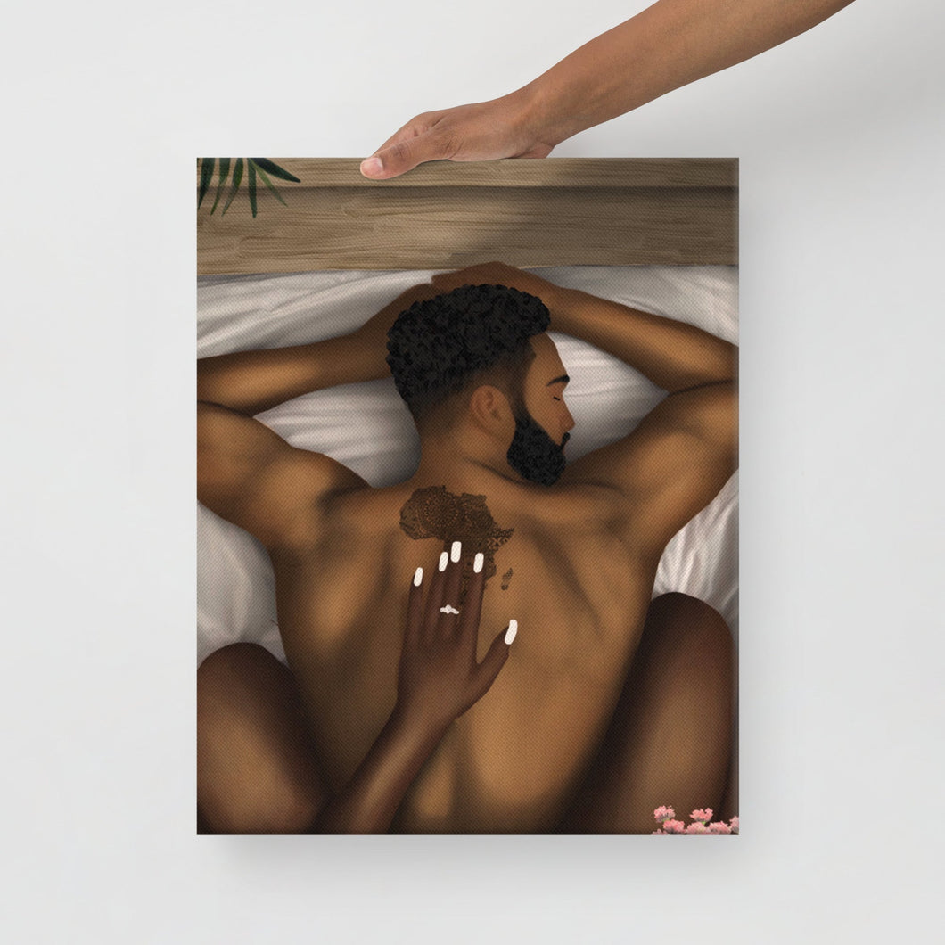 Back Rubs Canvas - Aaronya Paints
