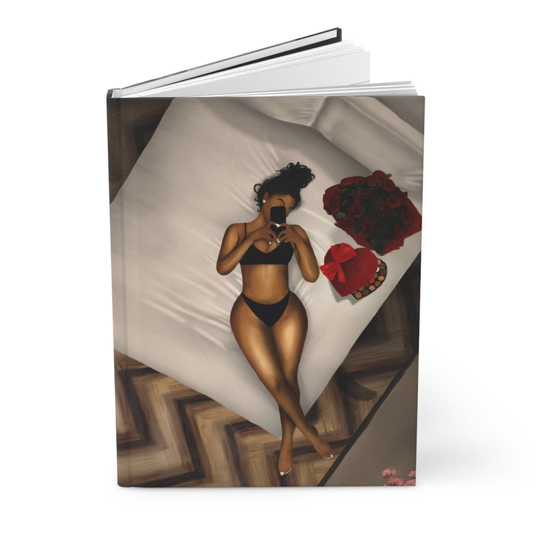 BE MY VALENTINE Hardcover Journal - Aaronya Paints