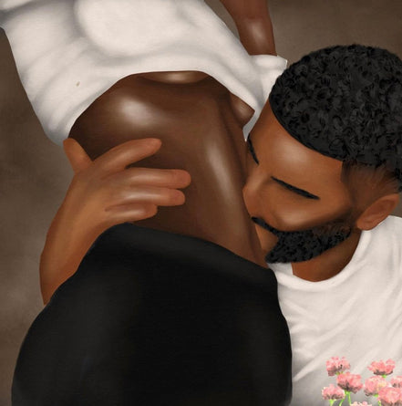 Belly Kisses digital download - Aaronya Paints