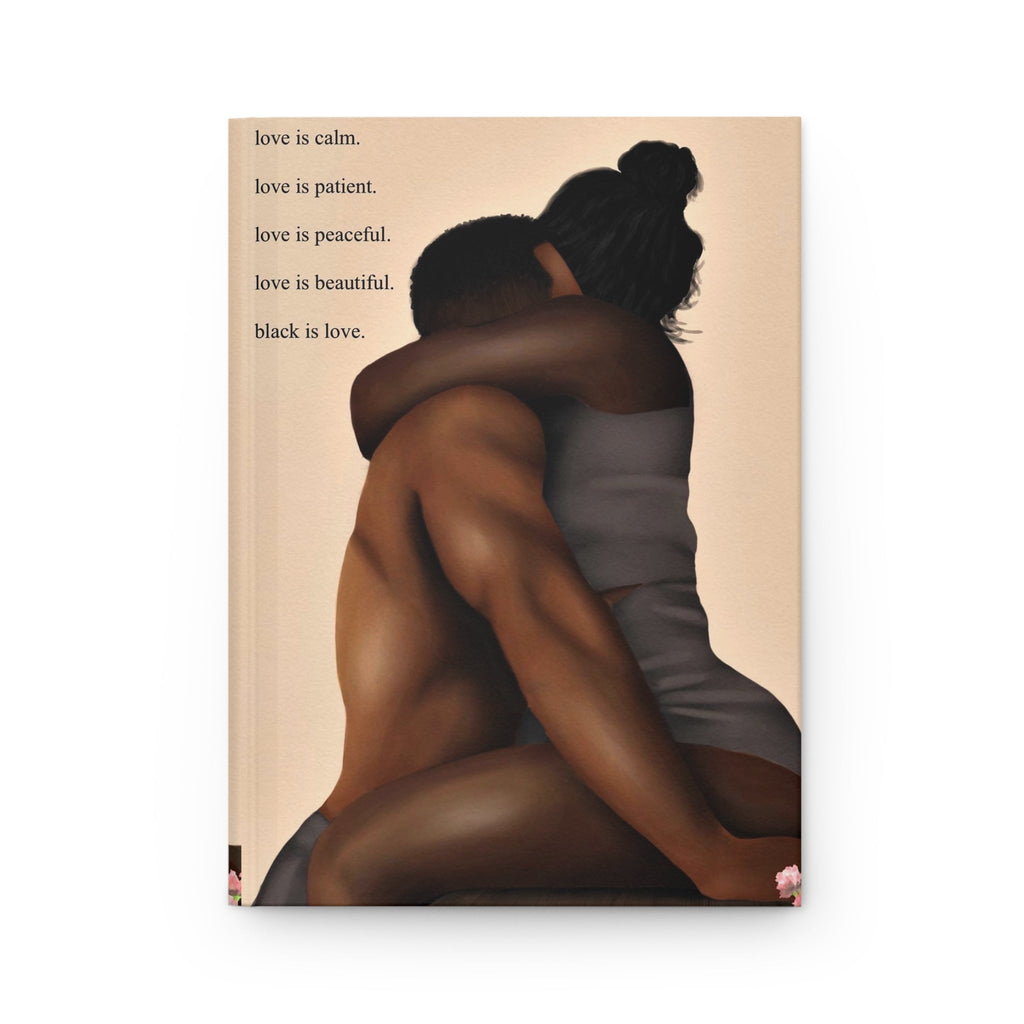 BLACK LOVE Hardcover Journal - Aaronya Paints