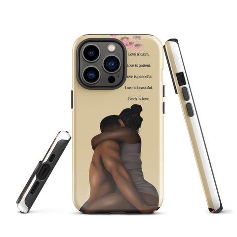 BLACK LOVE iPhone case