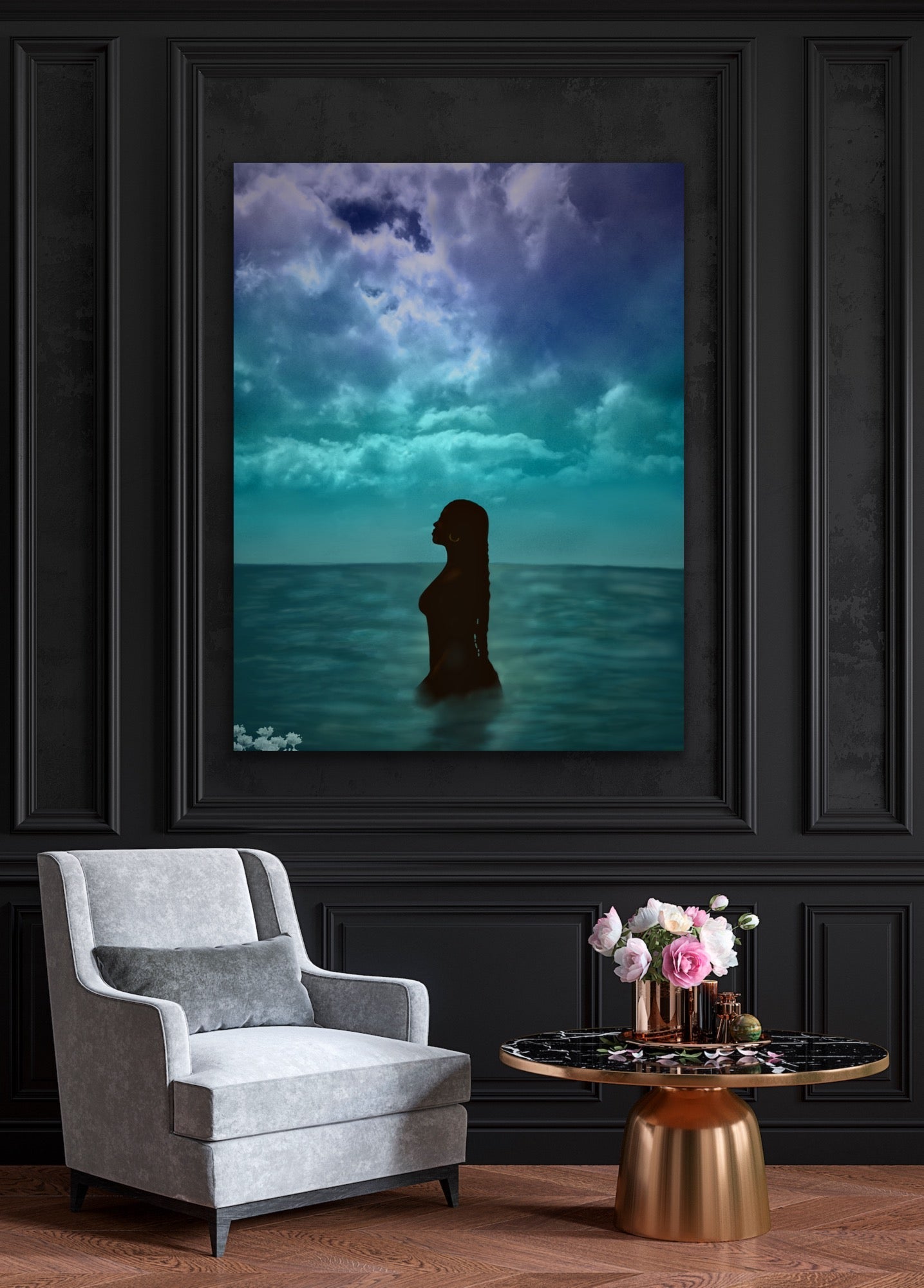 BLUE digital download - Aaronya Paints