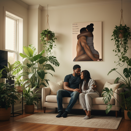 BLACK IS LOVE Canvas