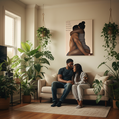 BLACK IS LOVE Canvas