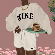 Load image into Gallery viewer, CHOCOLATE NIKE PANCAKES Canvas - Aaronya Paints
