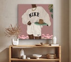 CHOCOLATE NIKE PANCAKES Canvas - Aaronya Paints